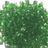 200 6mm Acrylic Faceted Bicone Olive
